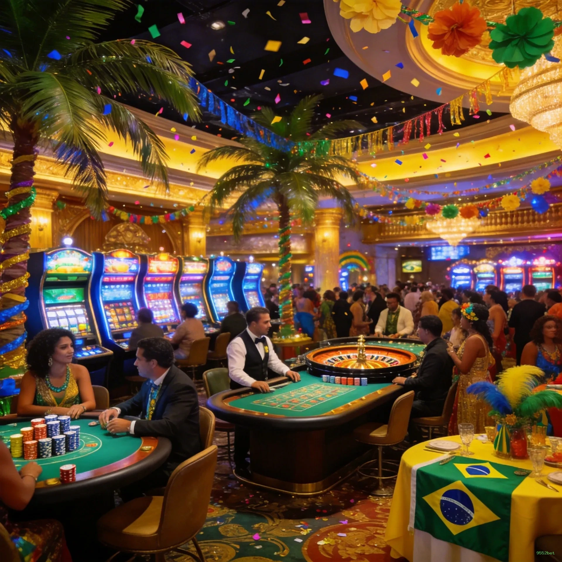 Slots online da 9552bet com jackpots progressivos